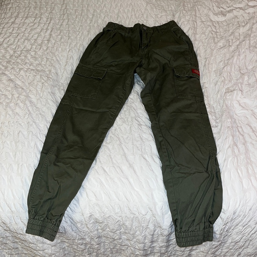 Dickies Grean khaki cargo pants! Size S